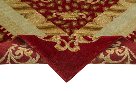 8x10 Red Oushak Rug - 33671