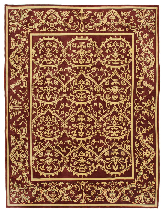 9x12 Red Oushak Rug - 33672