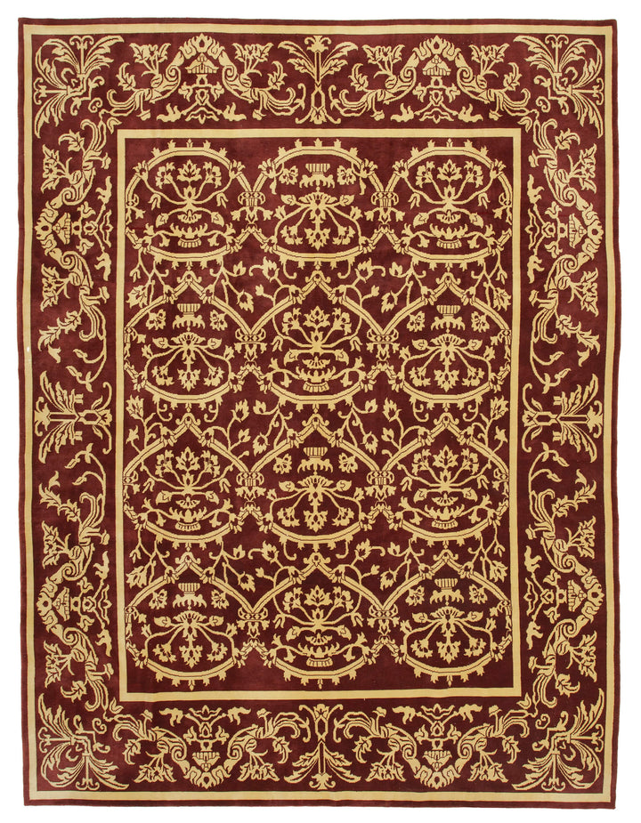 9x12 Red Oushak Rug - 33672