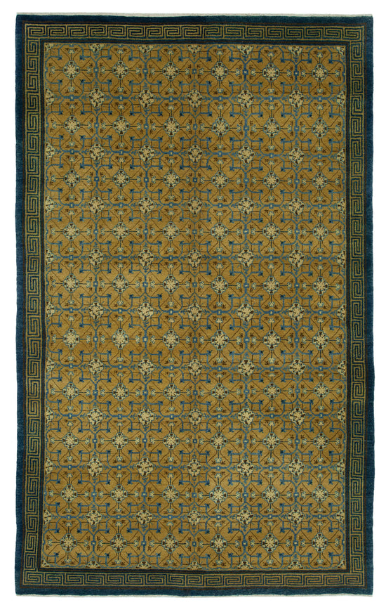 6x9 Yellow Oushak Rug - 33690