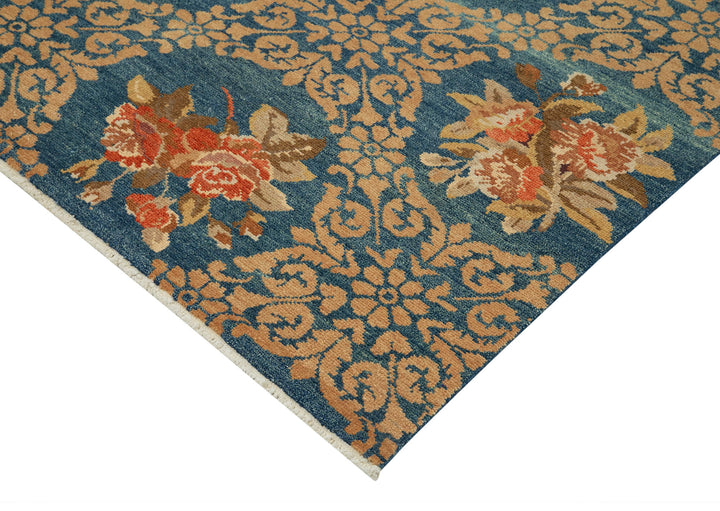 8x10 Blue Oushak Rug - 33692