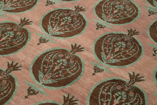 9x12 Pink Oushak Rug - 33697