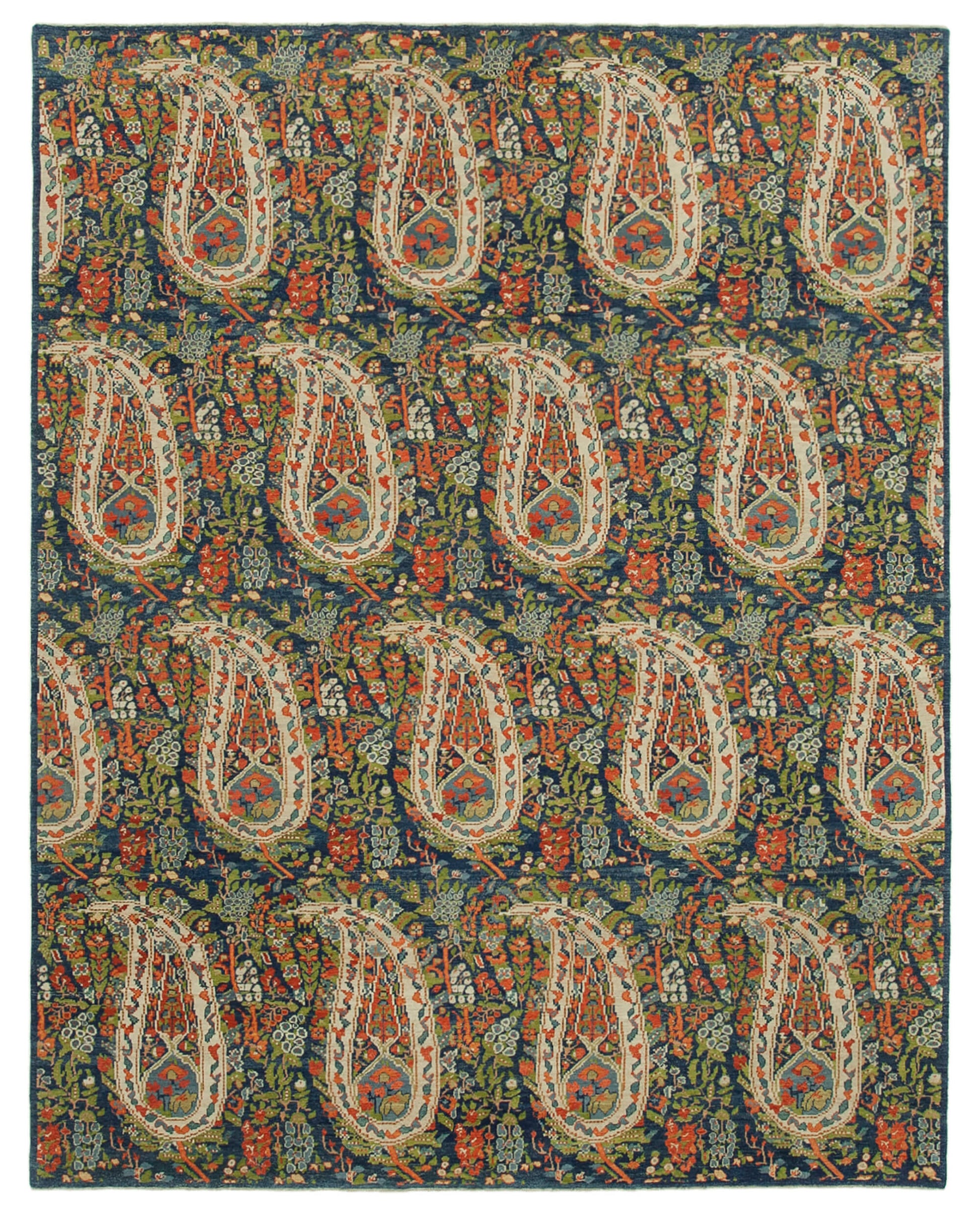 8x10 Blue Oushak Rug - 33701