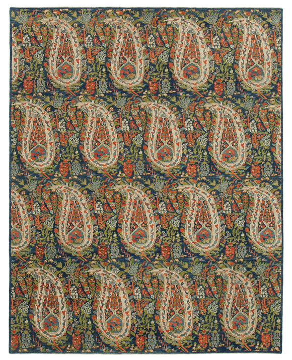 8x10 Blue Oushak Rug - 33701