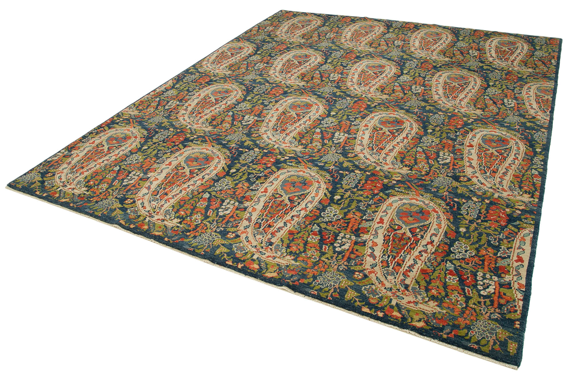 8x10 Blue Oushak Rug - 33701