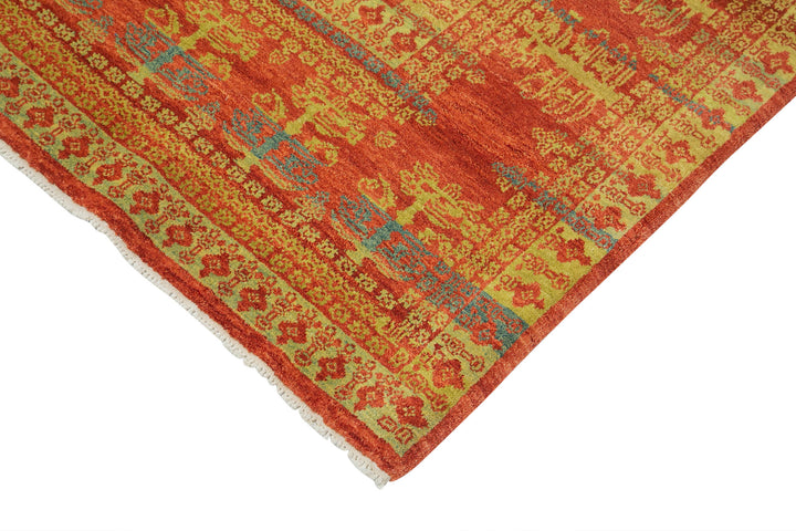 9x12 Hand-Knotted Wool Oushak Rug - 33707