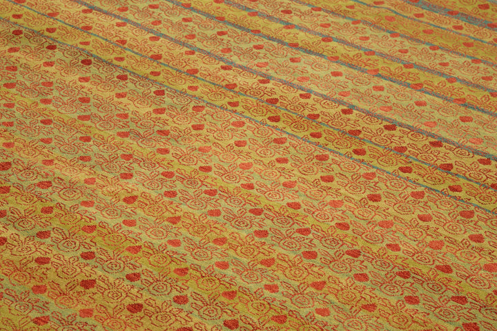 9x12 Hand-Knotted Wool Oushak Rug - 33707