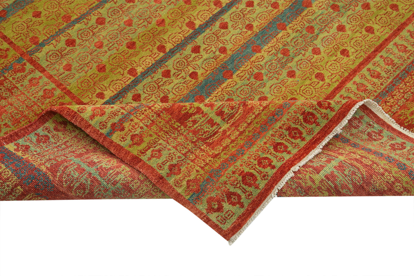 9x12 Hand-Knotted Wool Oushak Rug - 33707