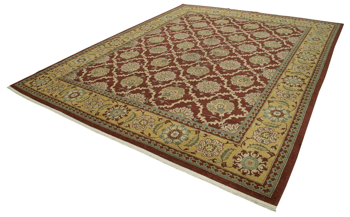 10x13 Red Oushak Rug - 33757