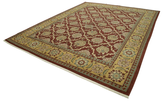 10x13 Red Oushak Rug - 33757