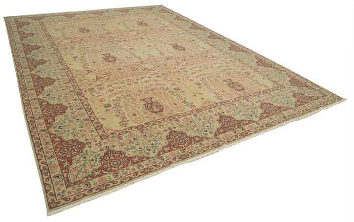 10x14 Beige Oushak Rug - 33758