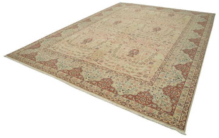 10x14 Beige Oushak Rug - 33758