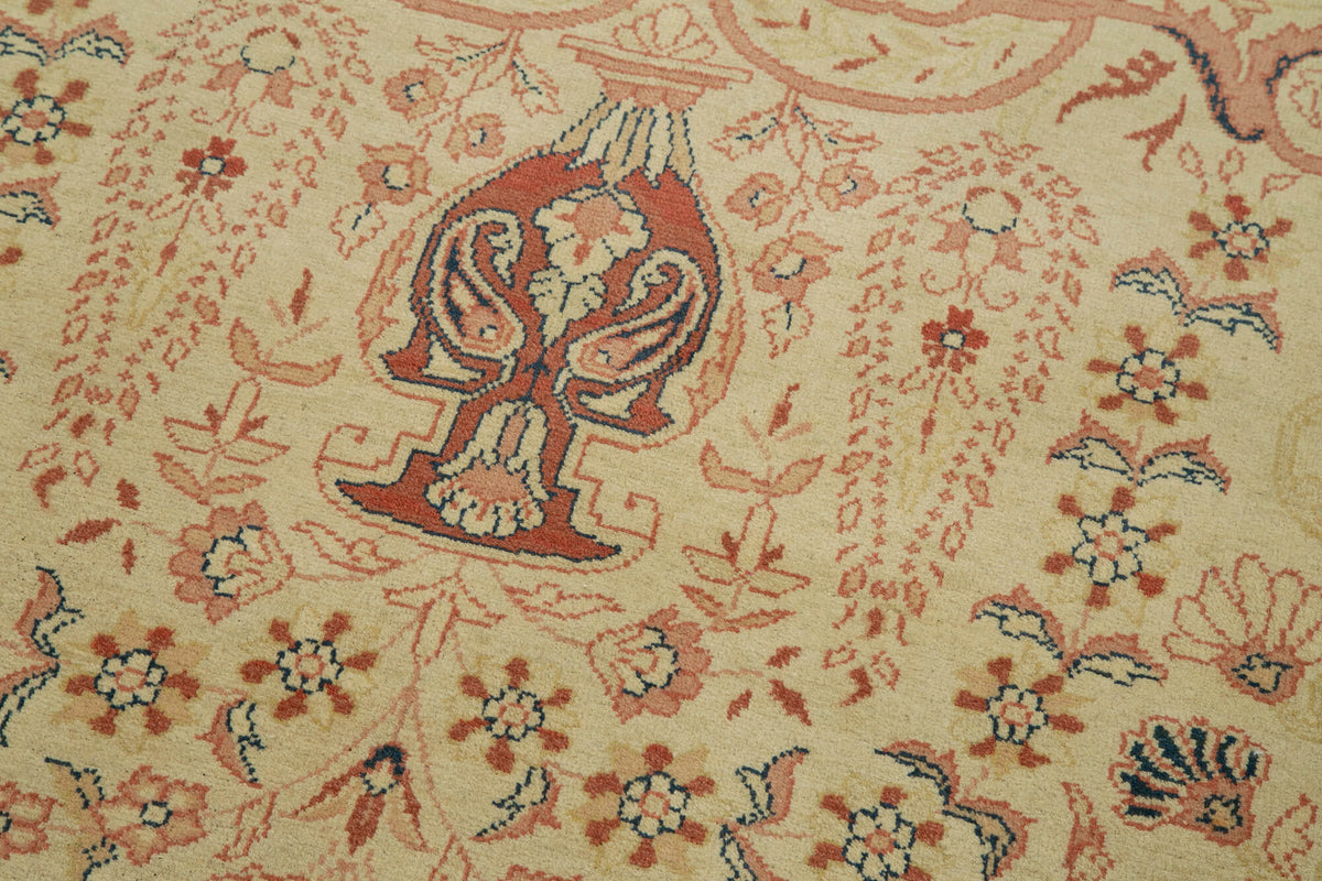 10x14 Beige Oushak Rug - 33758