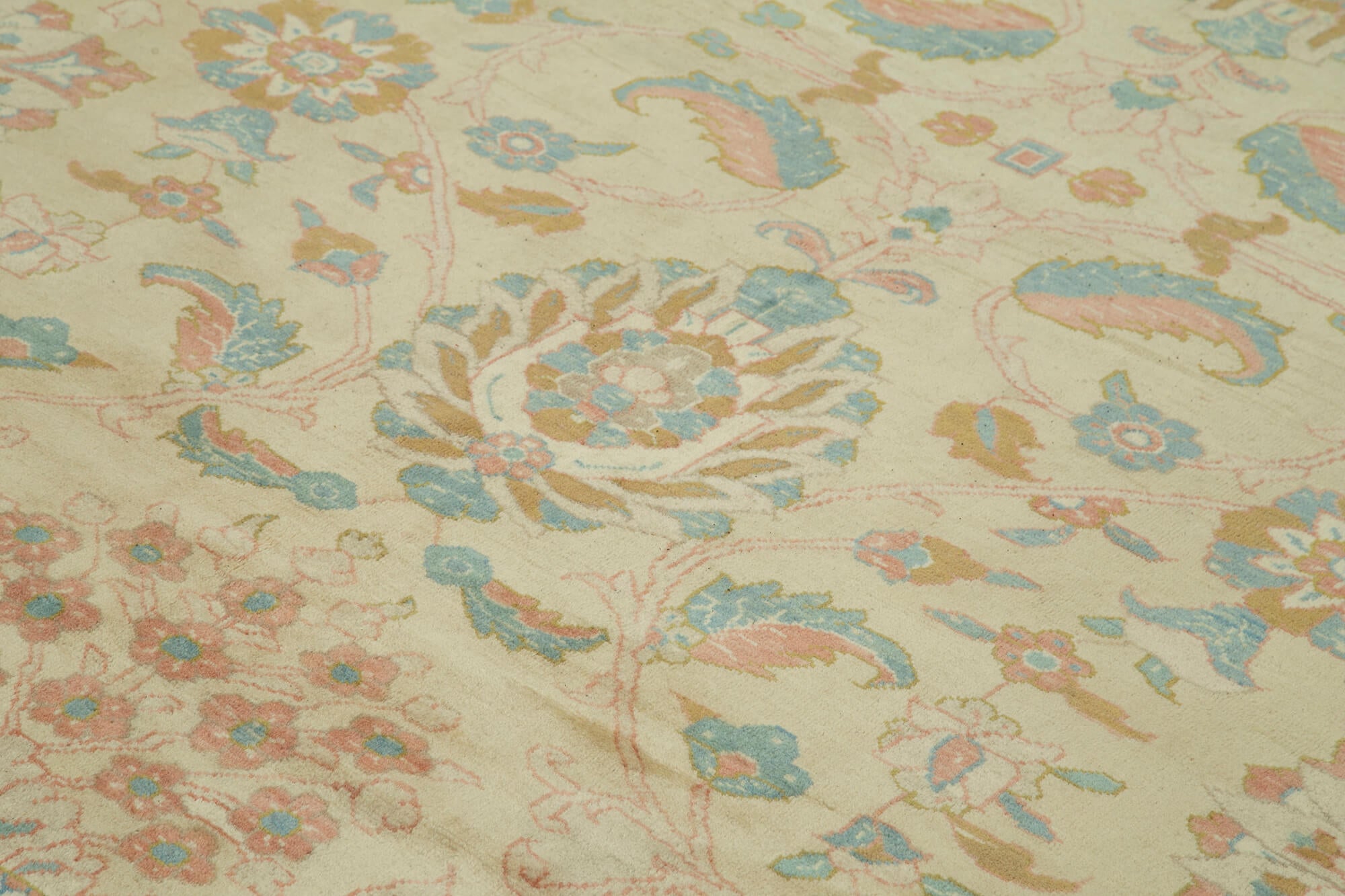 11x14 Beige Oushak Rug - 33769