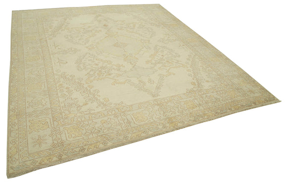 8x9 Beige Oushak Rug - 33789