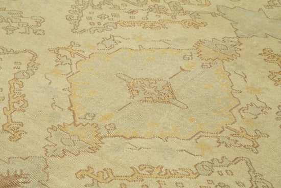 8x9 Beige Oushak Rug - 33789