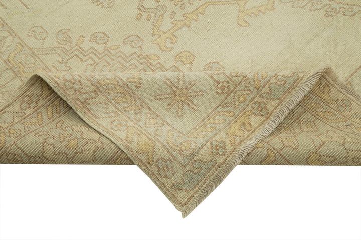 8x9 Beige Oushak Rug - 33789