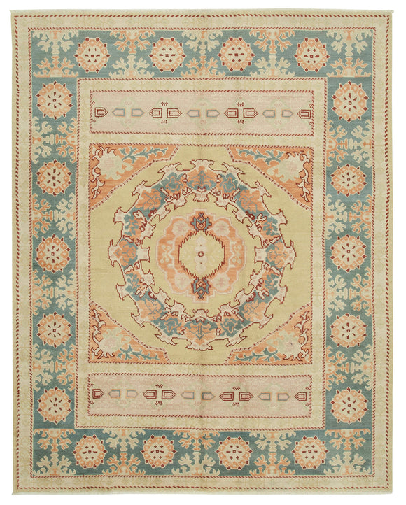 8x10 Beige Oushak Rug - 33794
