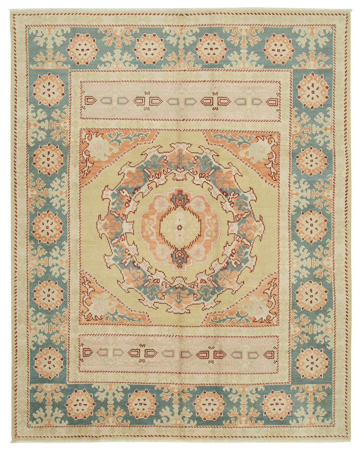 8x10 Beige Oushak Rug - 33794