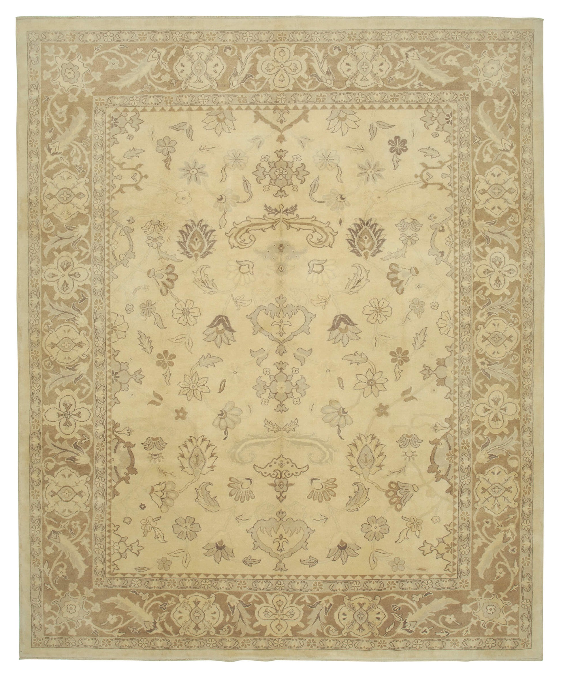 10x12 Beige Oushak Rug - 33796