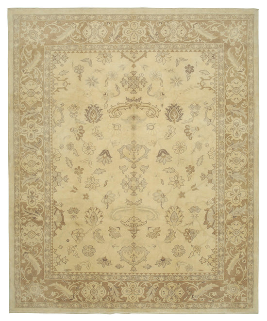 10x12 Beige Oushak Rug - 33796