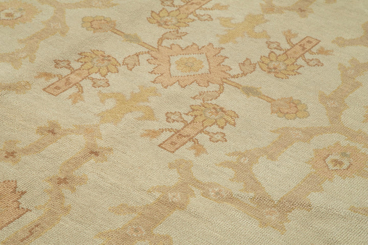 8x10 Beige Oushak Rug - 33798