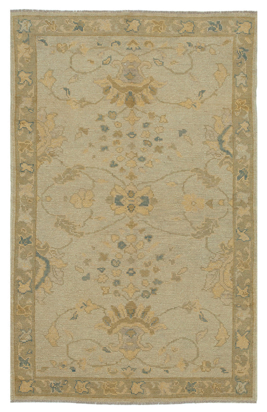 4x6 Beige Oushak Rug - 33801