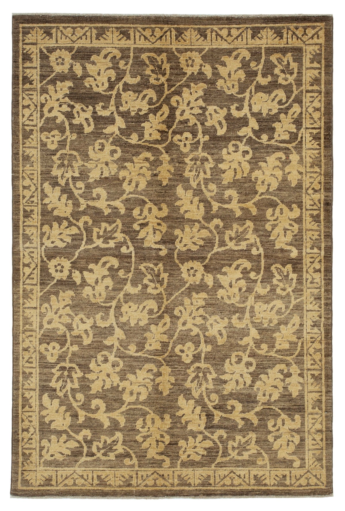4x6 Brown Oushak Rug - 33809