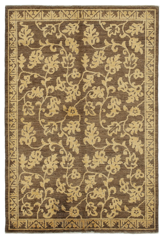 4x6 Brown Oushak Rug - 33811
