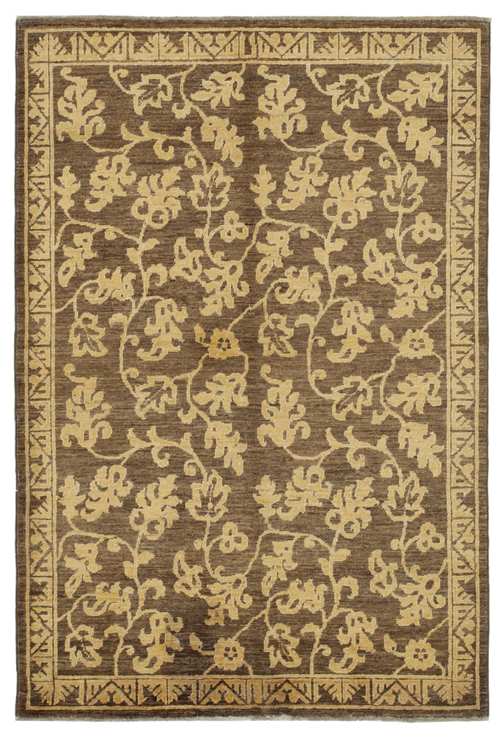 4x6 Brown Oushak Rug - 33811