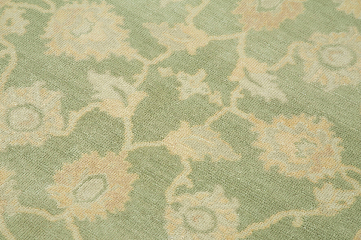 4x6 Green Oushak Rug - 33814