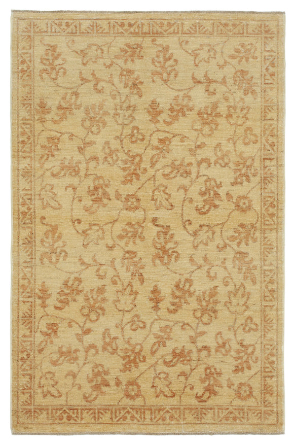 4x6 Yellow Oushak Rug - 33823