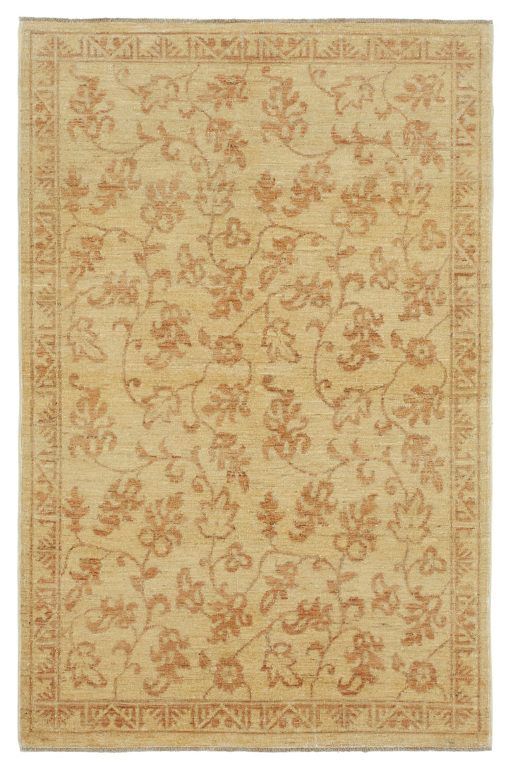 4x6 Yellow Oushak Rug - 33823