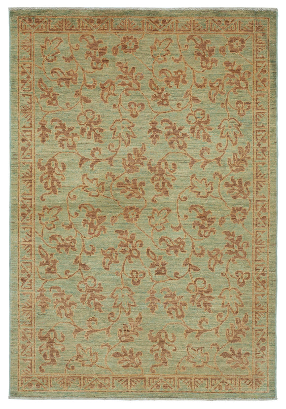 4x6 Green Oushak Rug - 33827