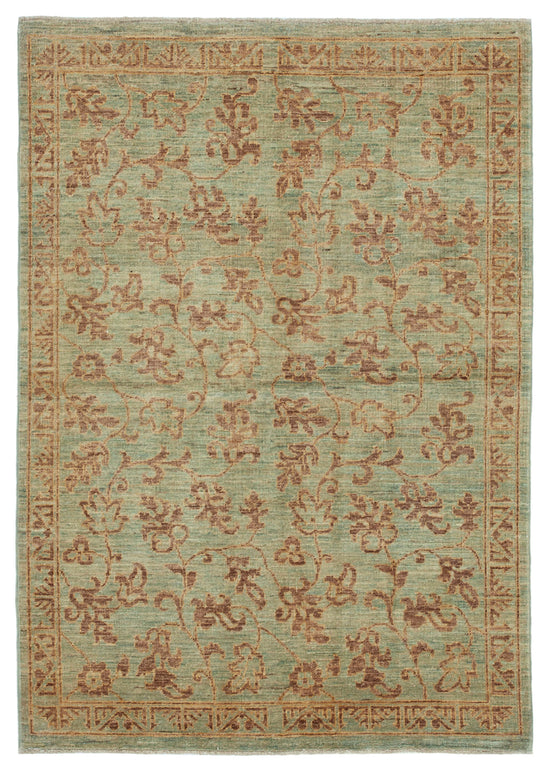 4x6 Green Oushak Rug - 33830