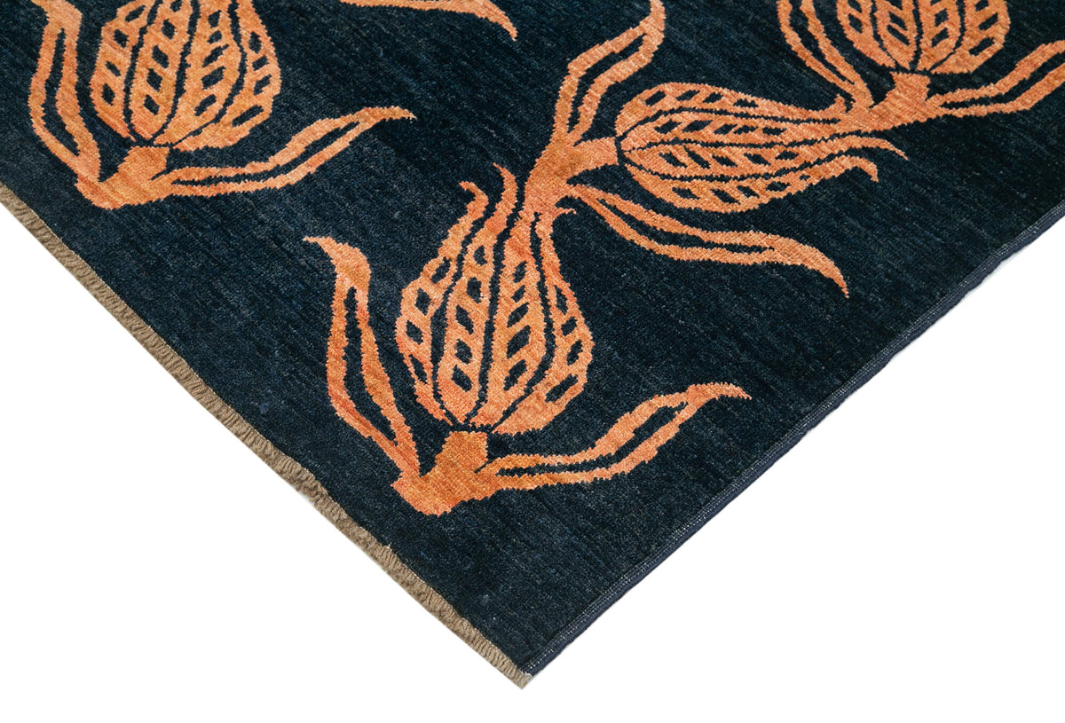 6x8 Blue Oushak Rug - 33834