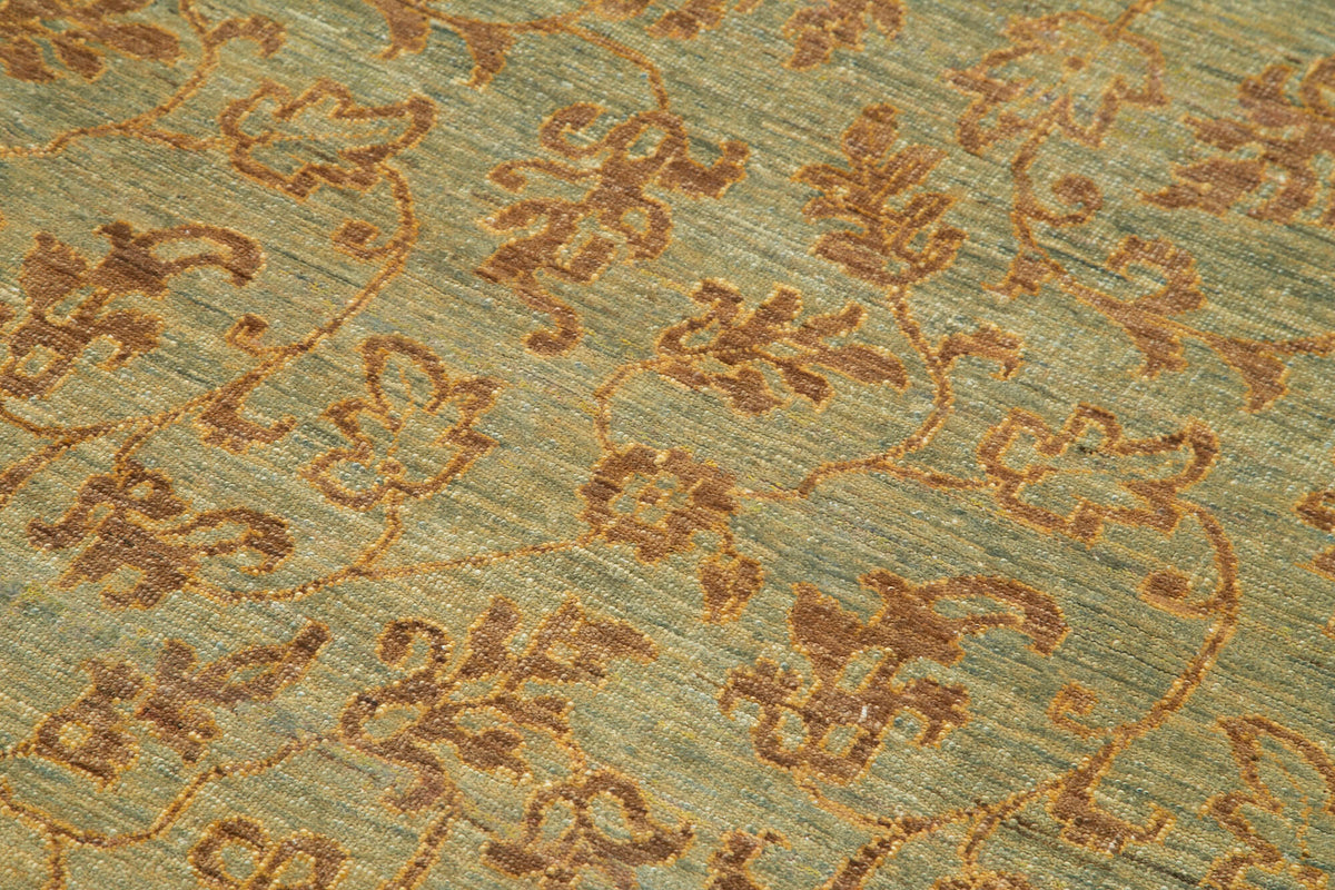 4x6 Green Oushak Rug - 33836