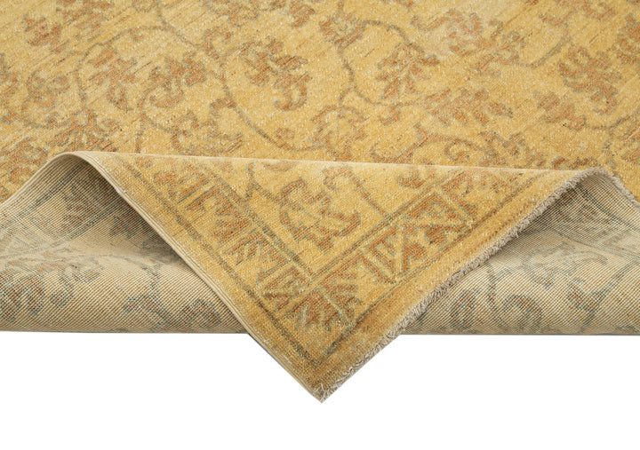 6x9 Yellow Oushak Rug - 33837