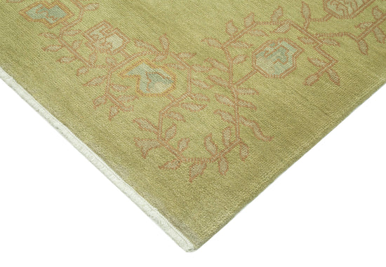 6x9 Green Oushak Rug - 33844