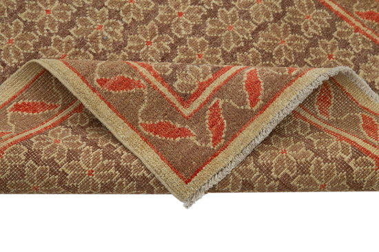 3x10 Brown Oushak Runner Rug - 33858