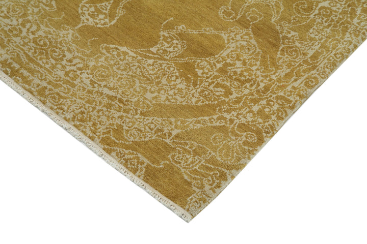 3x12 Yellow Oushak Runner Rug - 33859