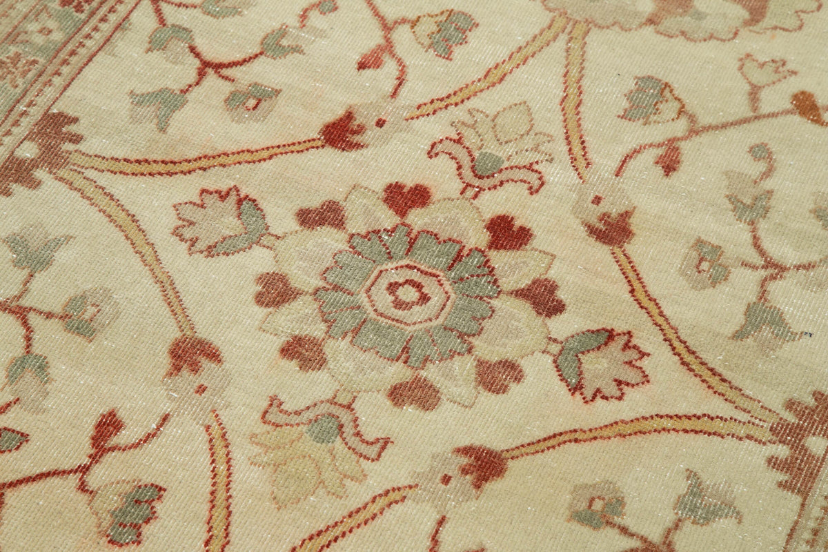 3x10 Beige Oushak Runner Rug - 33871