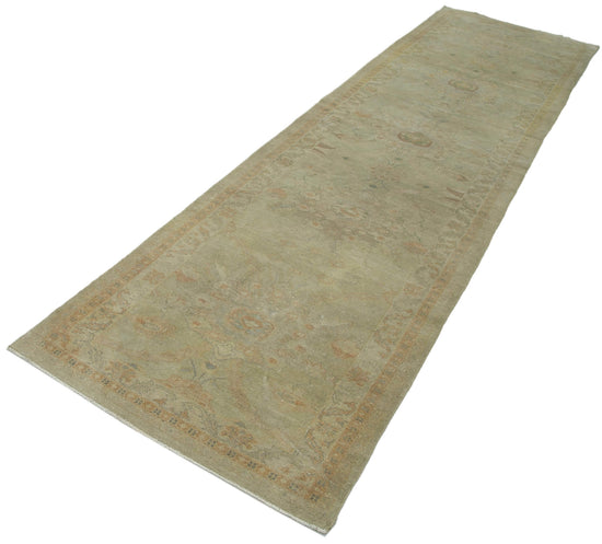 3x11 Beige Oushak Runner Rug - 33874