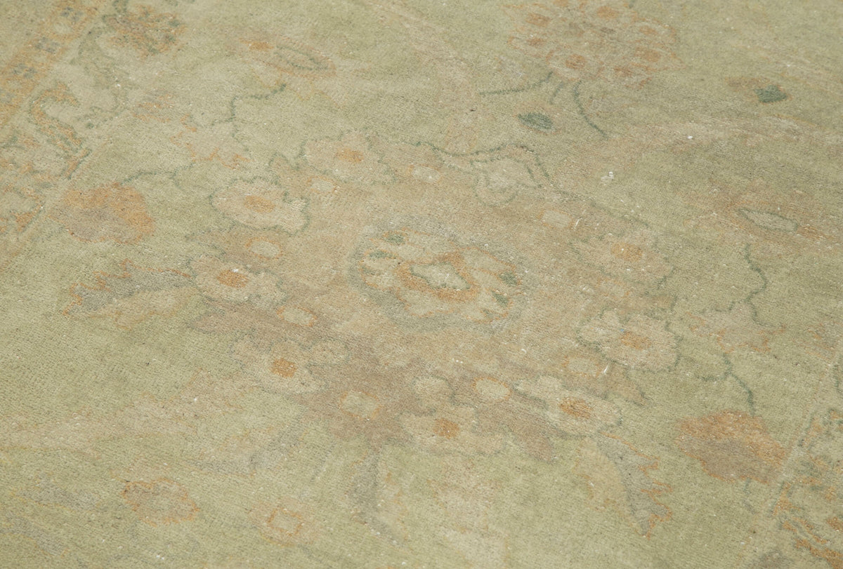 3x11 Beige Oushak Runner Rug - 33874