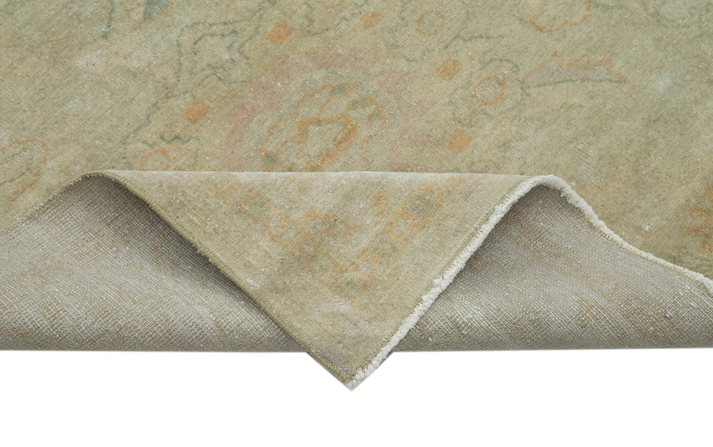 3x11 Beige Oushak Runner Rug - 33874