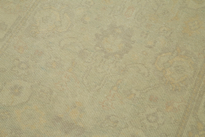 3x12 Beige Oushak Runner Rug - 33894