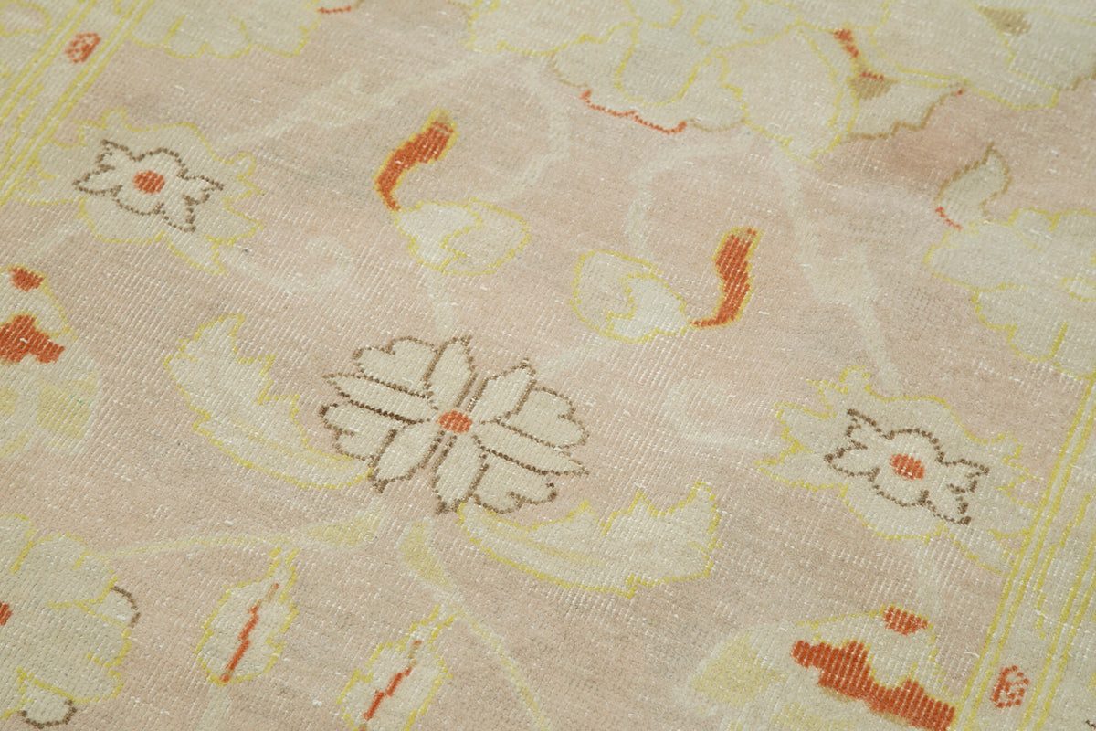 3x12 Beige Oushak Runner Rug - 33903