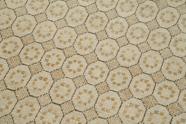 3x10 Beige Oushak Runner Rug - 33920