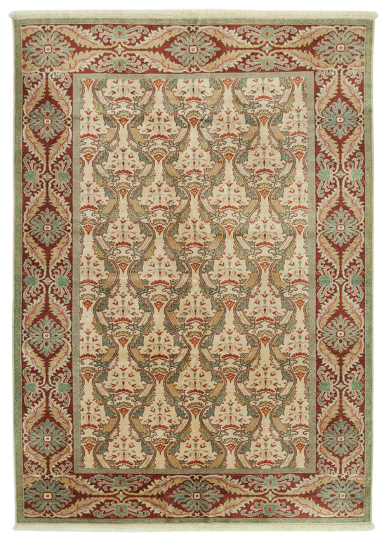 6x9 Beige Oushak Rug - 33929
