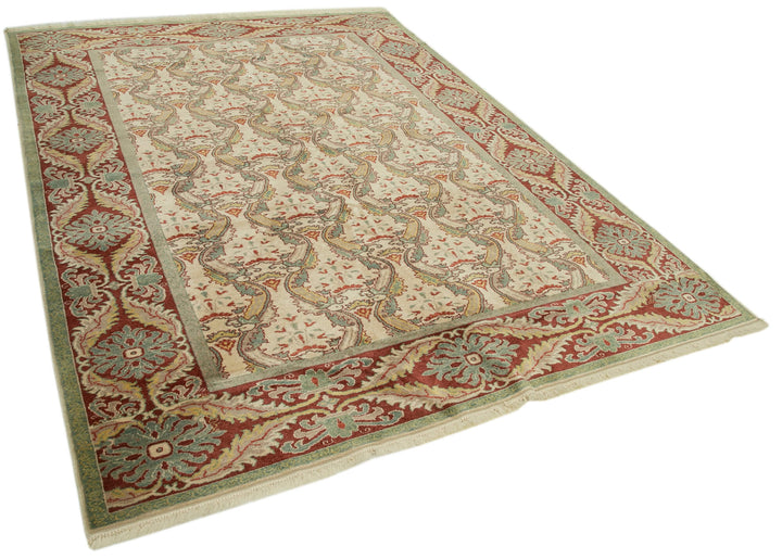 6x9 Beige Oushak Rug - 33929